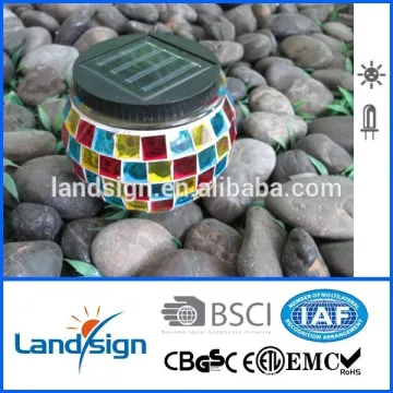 Cixi landsign solar jar mosaic lights XLTD-514-1