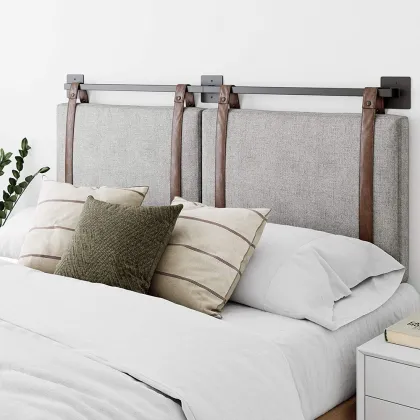 Faux Linen CHM Headboard for Bedroom