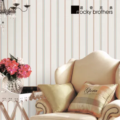 Vertical Stripe Wallpaper for Living Room, Bedroom, and Study