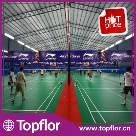 Indoor professional badminton court flooring mats pvc badminton flooring