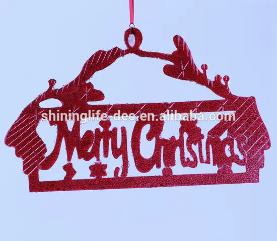 New product christmas holiday decoration merry xmas letters ornament