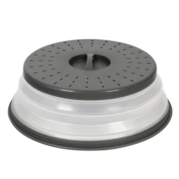Collapsible, Microwave Safe, Anti-Spatter, Non-Toxic Plastic Dish Lid: A Versatile Microwave Plate Cover for Food