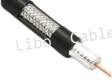 Pvc Jacket 50 Ohm Antenna Cable, 50 Ohm Cable Tinned Copper Wire Braided Rg58 Coaxial Cable For Cctv