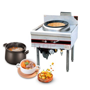 Cantonese Style Cast Iron Gas Stove Wok Burner with Single Temperature Control