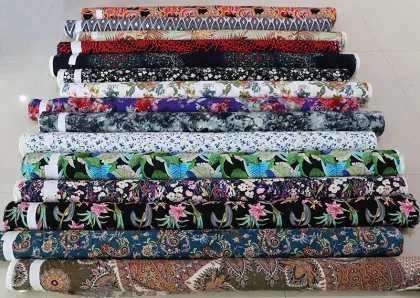 Custom Printed Woven 100% Viscose Rayon Fabric