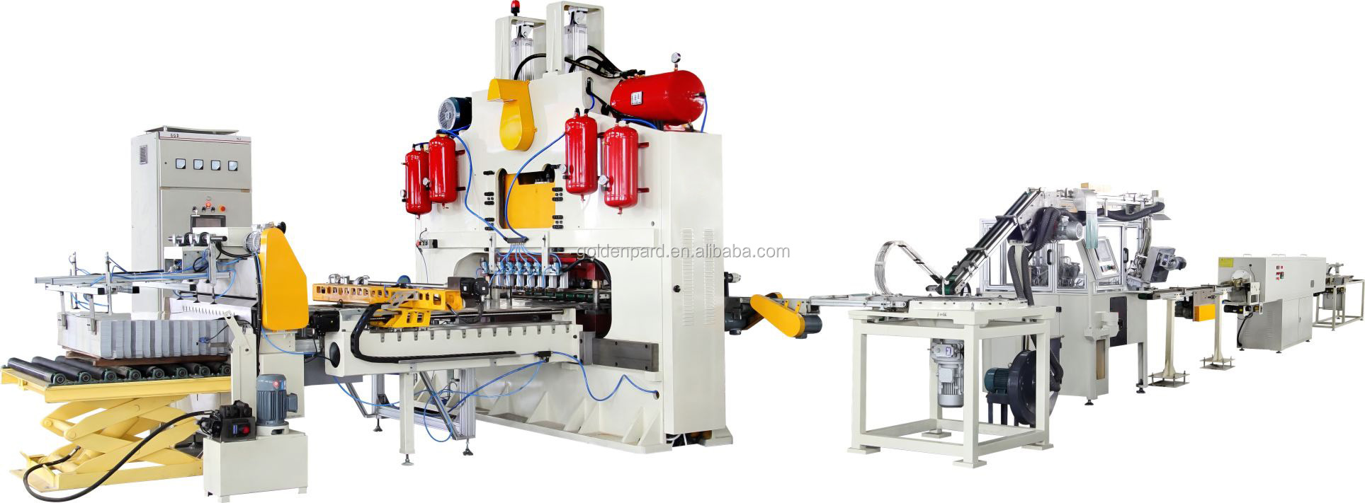 Easy Open End Machine Making Line Metal Tin สามารถปิดสายการผลิตอัตโนมัติแบบเปิดได้ง่าย