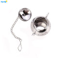 Stainless Steel Loose Leaf Teapot Strainer with Chain