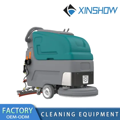 Portable hand push sweeping machine