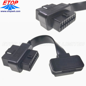 OBD2 diagnostische adapterconnector platte kabel