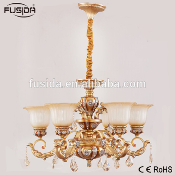 Fancy luxury decotative glass chandeliers crystal lighting with CE Certificate