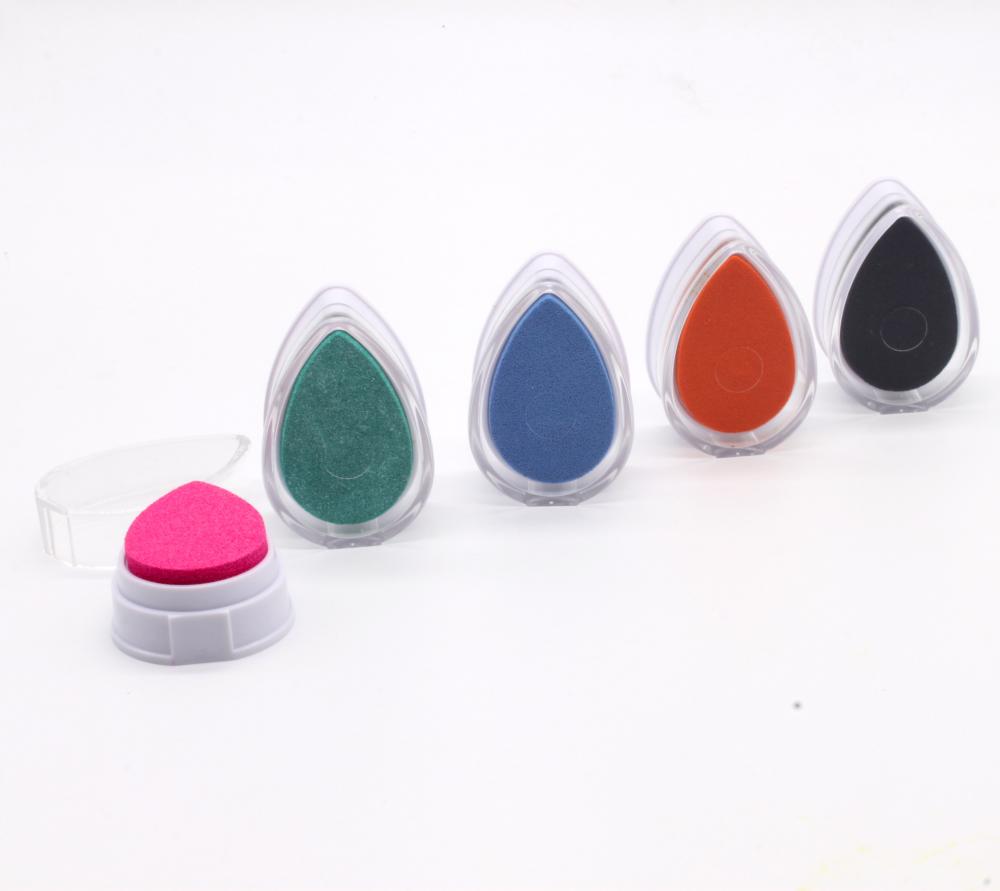 chalk metallic glitter colorful DIY ink stamp pad