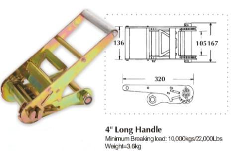 4"Ratchet buckle
