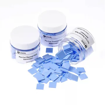 100PCS/Box 2UUL Pre-Cut Thermal Silicone Pads for Phone Motherboard Cooling Repair