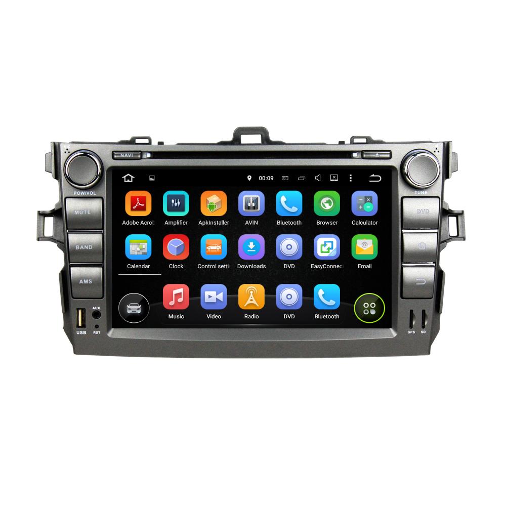 8 inch car dvd player for TOYOTA COROLLA