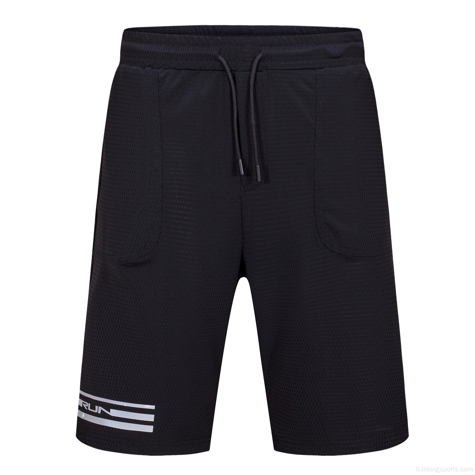 Unisex blangko pasadyang logo kaswal na kalalakihan gym shorts