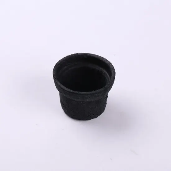 Disposable plant fiber molded pulp paper tray