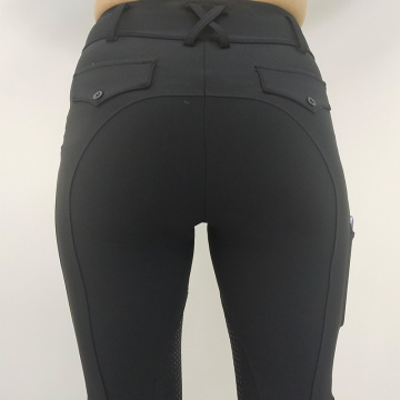 Knee Patch Riding Gear Breathable Woman Equestrian Leggings