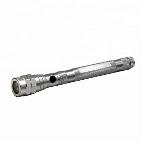 Portable Telescopic LED Flashlight with Magnetic Pickup Tool