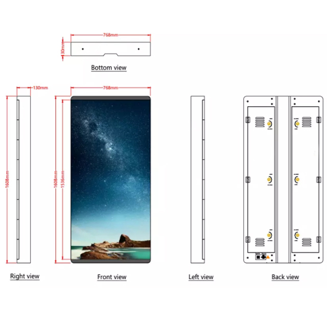 Light Pole Led Display