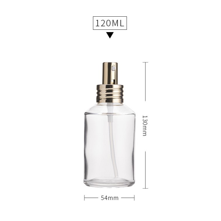 120ml slant glass bottle