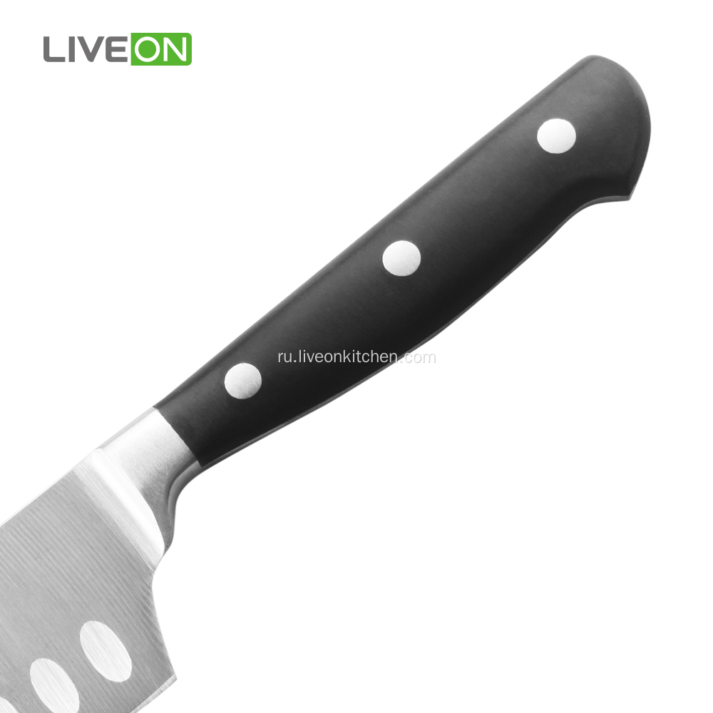 5,5-дюймовый стальной клинок 420J2 Santoku Nakiri Knife