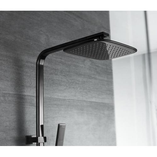 Gun Metal Surface Shower Column Set