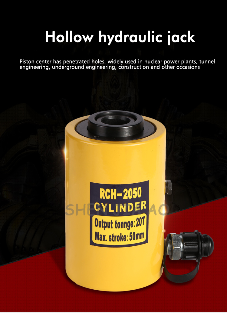 Hollow Hydraulic Jack Rch2050 Multipurpose Hydraulic Lifting And