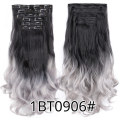 16 Clip in hair extension  1BT0906#