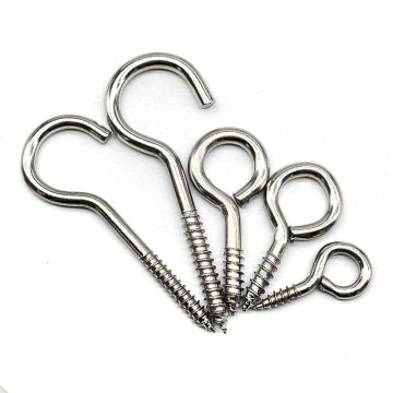 Customizable Open Eye Bolt Hooks: High-Quality Screw Hooks with Closed Shape Design
