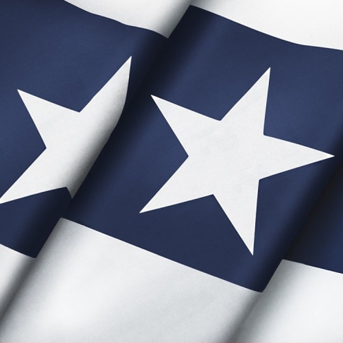 Customized USA Half Banner Decoration Pleated Fan Flag