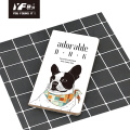 Simpatico quaderno da cucito singolo adorabile stile cane