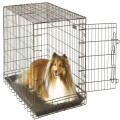 Rostfritt stål Folded Dog Animal Cage