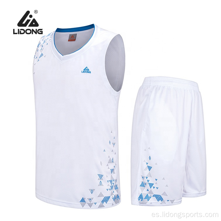 Diseño de jersey de baloncesto barato nuevo estilo de baloncesto uniferm
