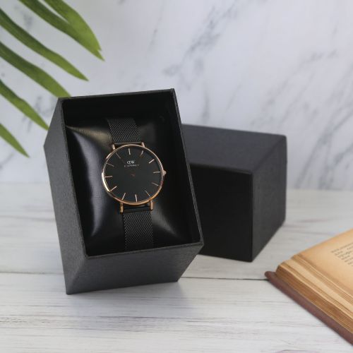 Custom cardboard paper single watch packaging box