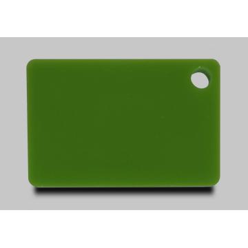 Литые акриловые листы Apple Green 10% полупрозрачные