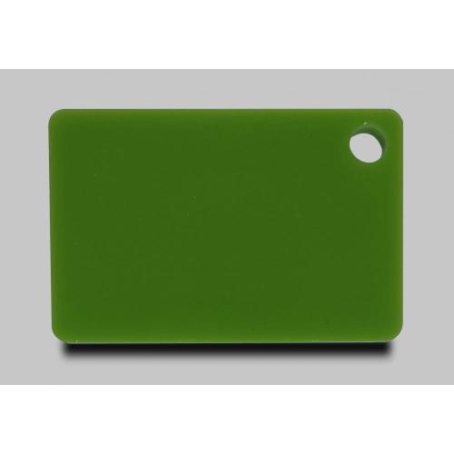 Hoja de plexiglás acrílico verde manzana de 3 mm de espesor 1220 * 2440 mm