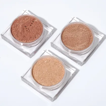 Private Label Mineral Cosmetics Matte Finish Shimmer Setting Powder