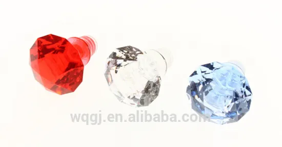 Blank Transparent Acrylic Non-spill Wine Bottle Stopper Acrylic Clear Craft Fancy Wine Bottle Stopper