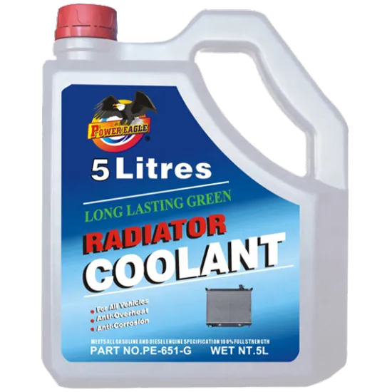 4 Pcs/Ctn 5L Automotive Long-Lasting Anti-rust Radiator Coolant - New Formula