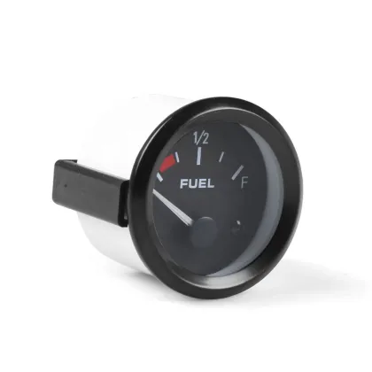 2" Inch 52mm Fuel Level Gauge: Black Sports Fuel Ratio Meter for Auto Racing Cars
