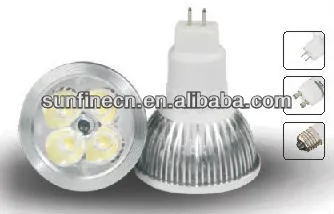 new designed MR16 Alluminum 4W LED lamp cup in LED spotlights