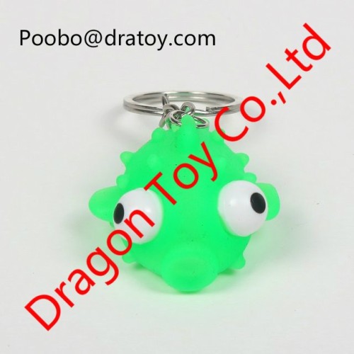 small cartoon animal pvc keychain