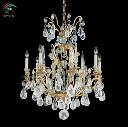 Golden Iron Crystal Chandelier Versailles style