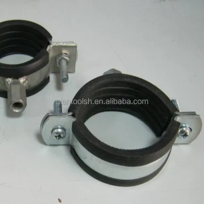 Hanging Split Pipe Clamp with Rubber Coated Pipe Clamps