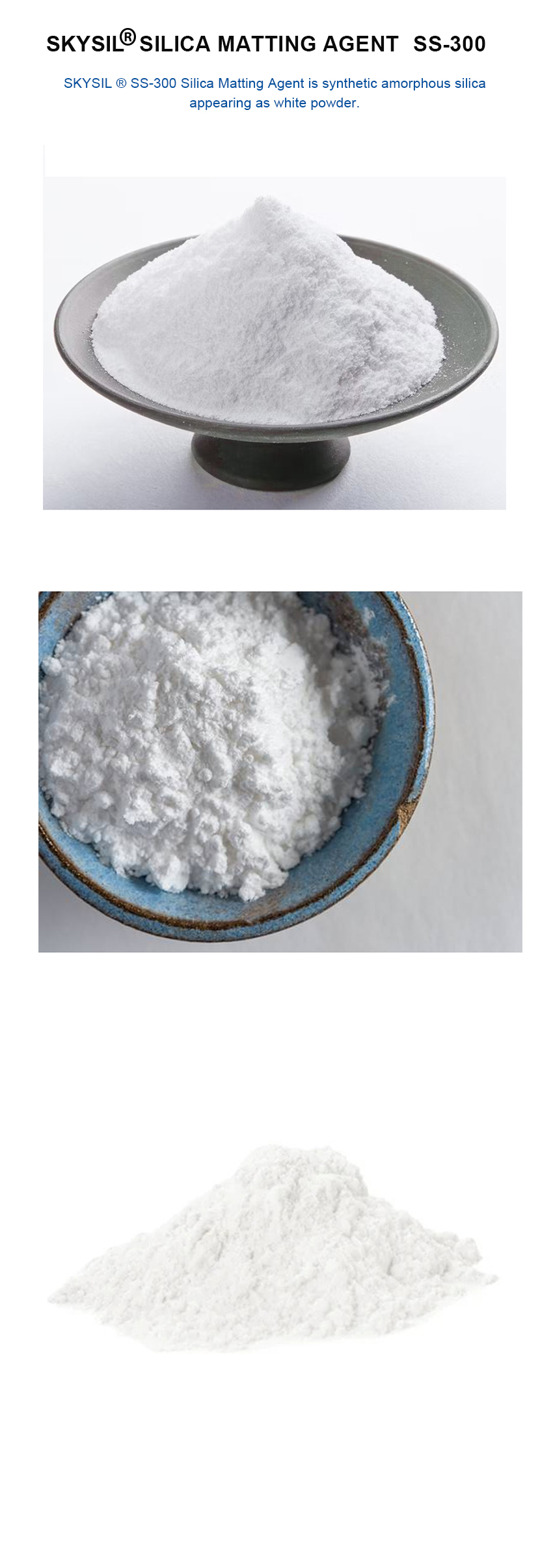 QUANXU SILICON DIOXIDE POWDER (SS-300)M1