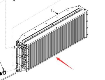 Condensador de bobina Kit de radiador Thermo King 672436
