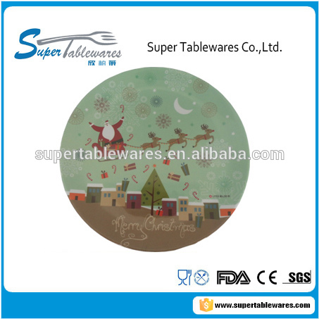 2014 Merry Christmas Printing Decorative Plate