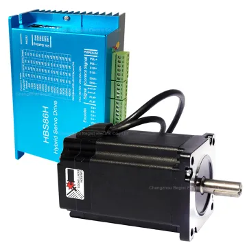 Closed Loop Stepper Motor Kit: NEMA 34 12N.m Hybrid Servo Driver HBS86H with 86HB250-156B Stepper Motor