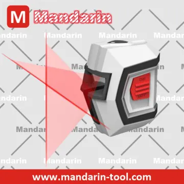 MANDARIN - popular design Hi-tech Accurate Self-leveling laser tool, red color laser line Cross Line Laser Level