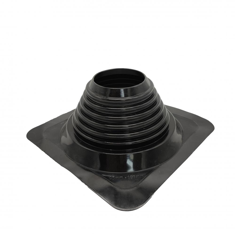 Adjustable square base roof flashing with Aluminium clips